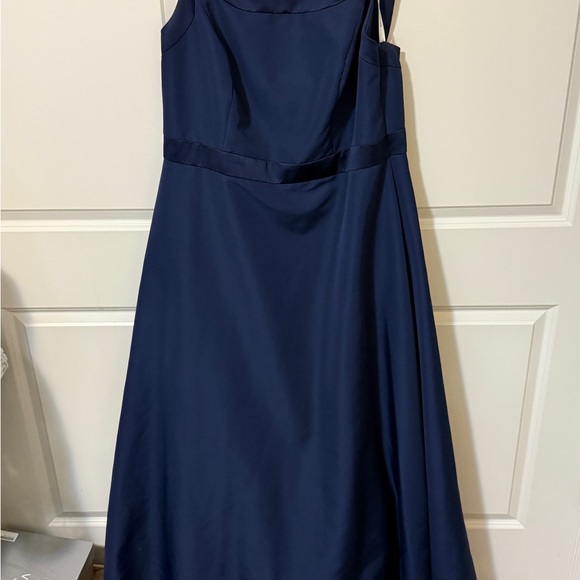David's Bridal Midnight Blue Maxi Dress - Picture 7 of 7